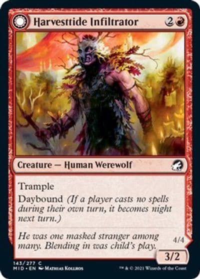 Harvesttide Infiltrator Innistrad: Midnight Hunt Magic card