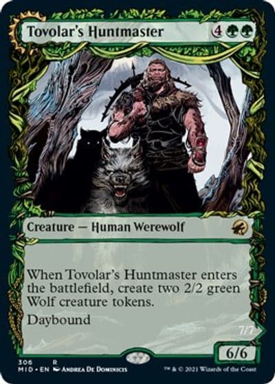 Tovolars Huntmaster Showcase Innistrad: Midnight Hunt Magic card