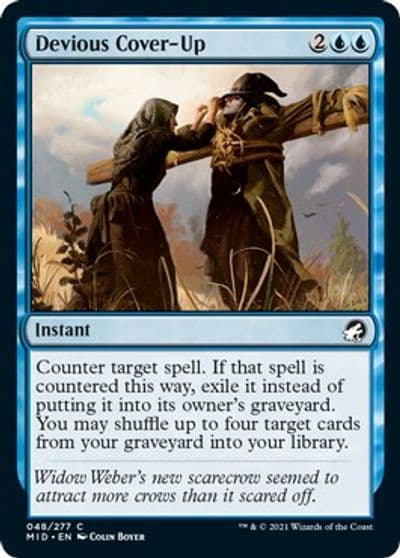 Devious Cover Up Innistrad: Midnight Hunt Magic card