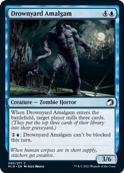 Drownyard Amalgam Innistrad: Midnight Hunt Magic card