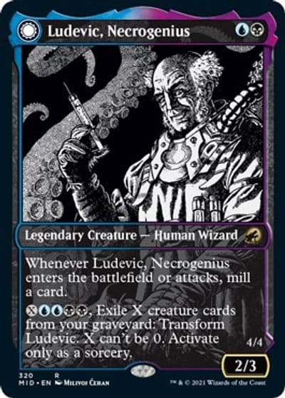 Ludevic Necrogenius Showcase Innistrad: Midnight Hunt Magic card