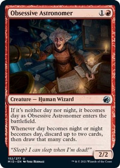Obsessive Astronomer Innistrad: Midnight Hunt Magic card