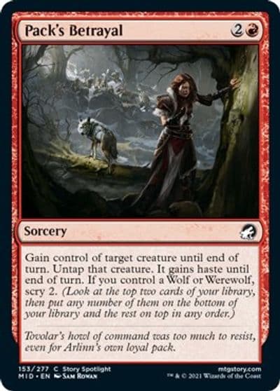 Packs Betrayal Innistrad: Midnight Hunt Magic card