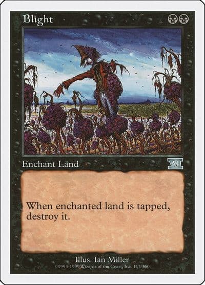 Blight Classic Sixth Edition Magic card