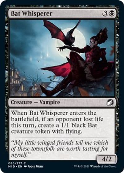 Bat Whisperer Innistrad: Midnight Hunt Magic card