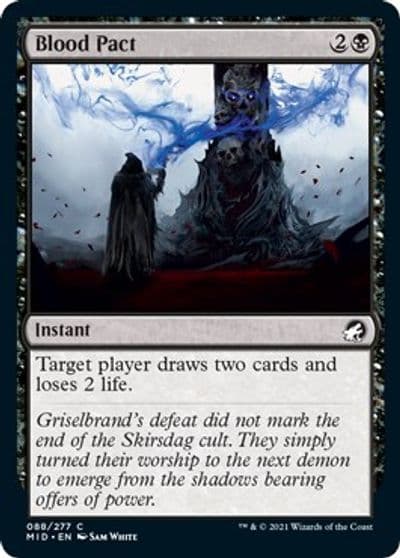 Blood Pact Innistrad: Midnight Hunt Magic card