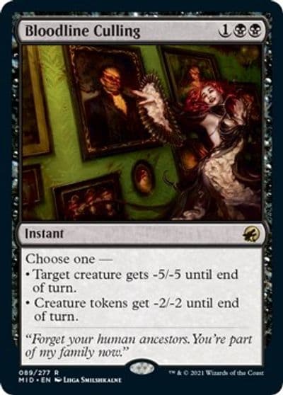 Bloodline Culling Innistrad: Midnight Hunt Magic card