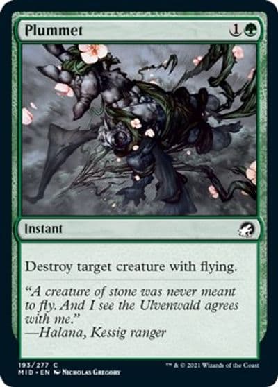 Plummet Innistrad: Midnight Hunt Magic card