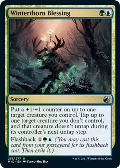 Winterthorn Blessing Innistrad: Midnight Hunt Magic card