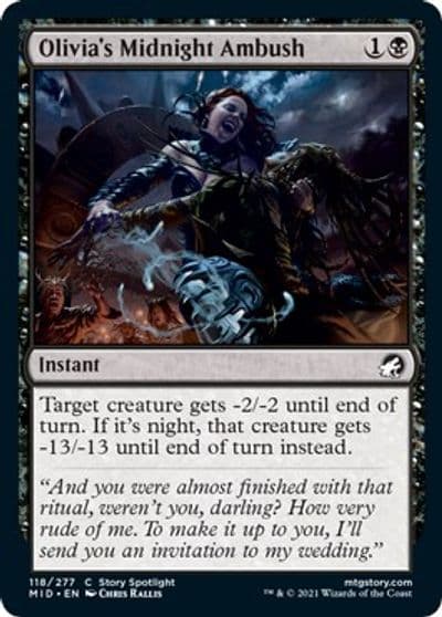 Olivias Midnight Ambush Innistrad: Midnight Hunt Magic card