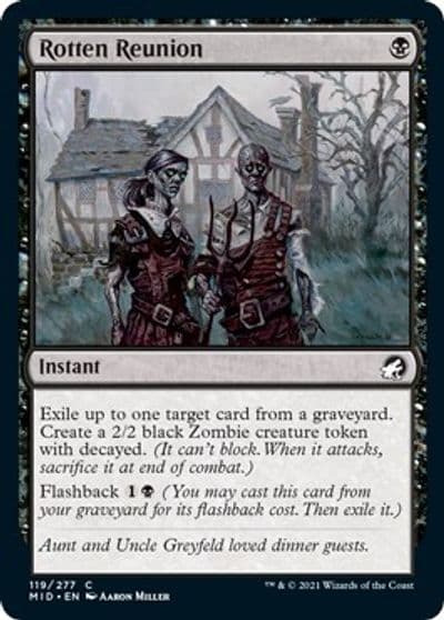 Rotten Reunion Innistrad: Midnight Hunt Magic card