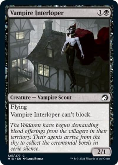 Vampire Interloper Innistrad: Midnight Hunt Magic card