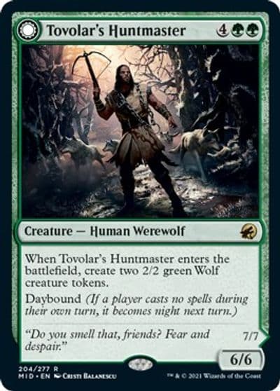 Tovolars Huntmaster Innistrad: Midnight Hunt Magic card