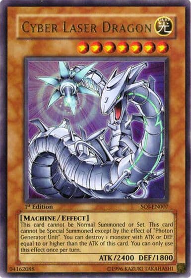 Cyber Laser Dragon Shadow of Infinity Yu-Gi-Oh! card