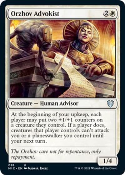Orzhov Advokist Commander: Innistrad: Midnight Hunt Magic card
