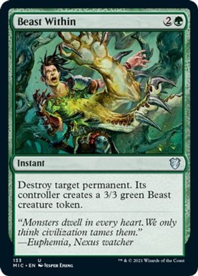 Beast Within Commander: Innistrad: Midnight Hunt Magic card