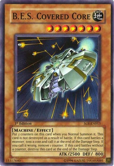 BES Covered Core Shadow of Infinity Yu-Gi-Oh! card