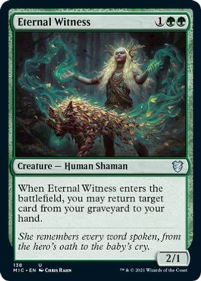 Eternal Witness Commander: Innistrad: Midnight Hunt Magic card