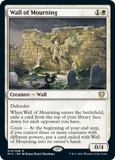 Wall of Mourning Commander: Innistrad: Midnight Hunt Magic card