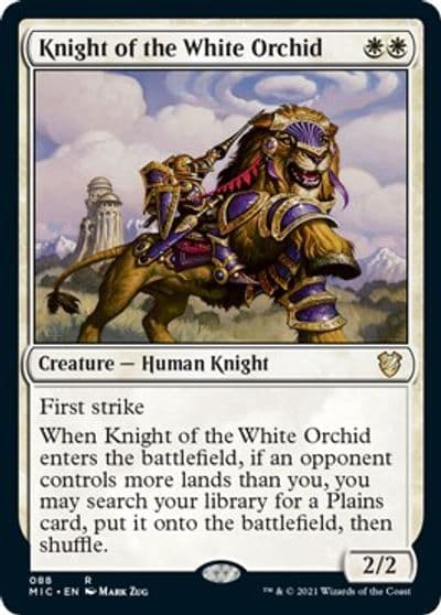 Knight of the White Orchid Commander: Innistrad: Midnight Hunt Magic card