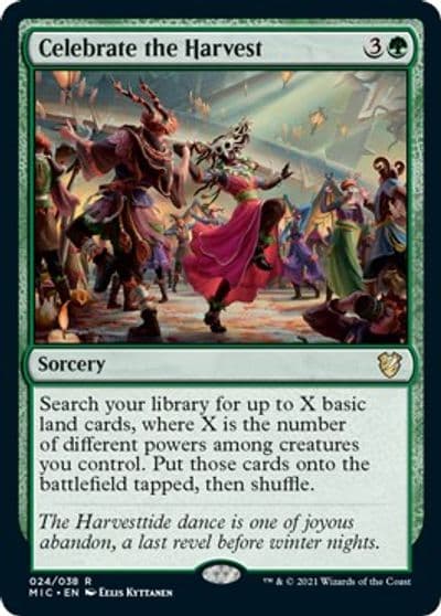 Celebrate the Harvest Commander: Innistrad: Midnight Hunt Magic card