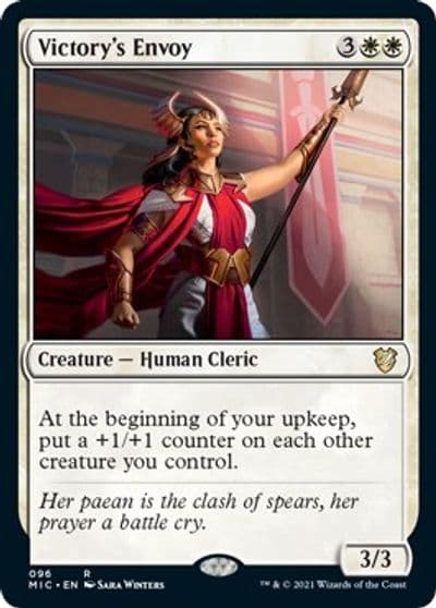 Victorys Envoy Commander: Innistrad: Midnight Hunt Magic card
