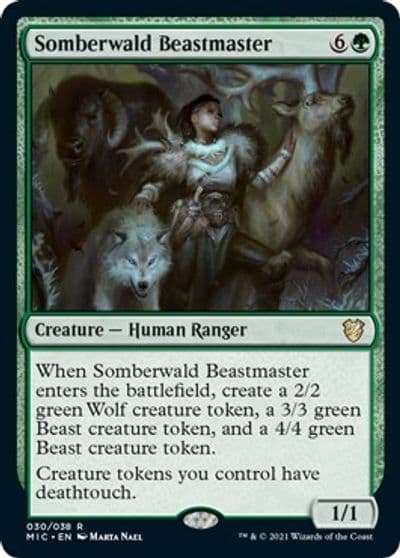 Somberwald Beastmaster Commander: Innistrad: Midnight Hunt Magic card