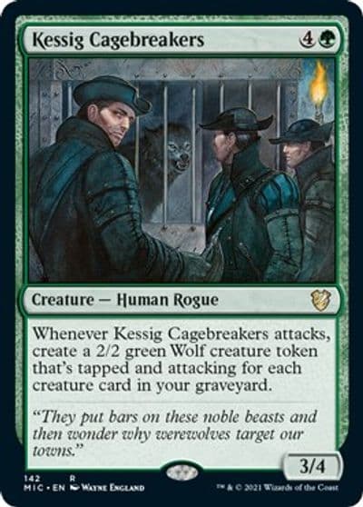 Kessig Cagebreakers Commander: Innistrad: Midnight Hunt Magic card