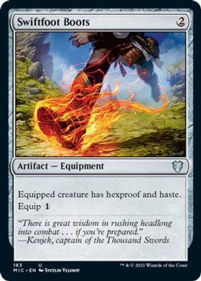 Swiftfoot Boots Commander: Innistrad: Midnight Hunt Magic card