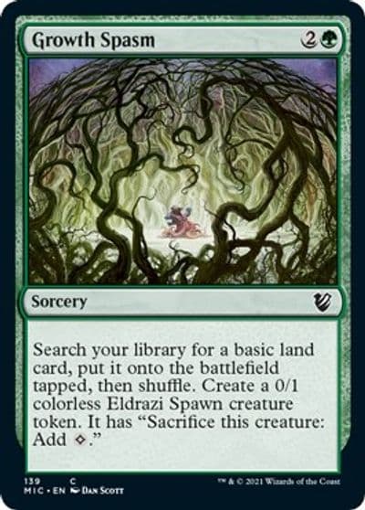 Growth Spasm Commander: Innistrad: Midnight Hunt Magic card