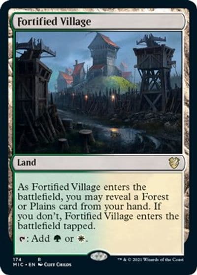 Fortified Village Commander: Innistrad: Midnight Hunt Magic card