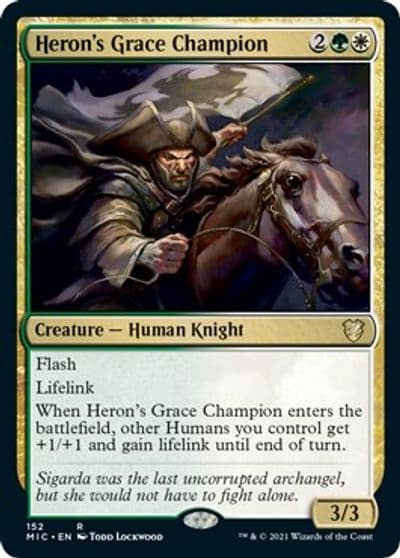 Herons Grace Champion Commander: Innistrad: Midnight Hunt Magic card