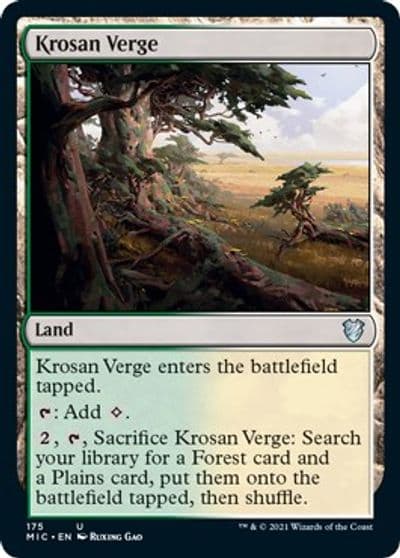 Krosan Verge Commander: Innistrad: Midnight Hunt Magic card