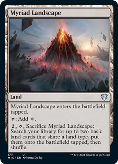 Myriad Landscape Commander: Innistrad: Midnight Hunt Magic card
