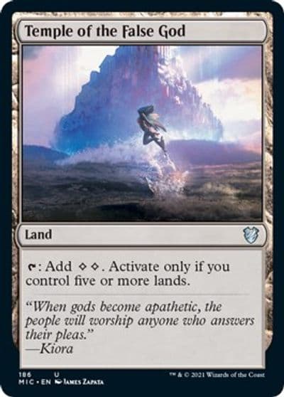 Temple of the False God Commander: Innistrad: Midnight Hunt Magic card
