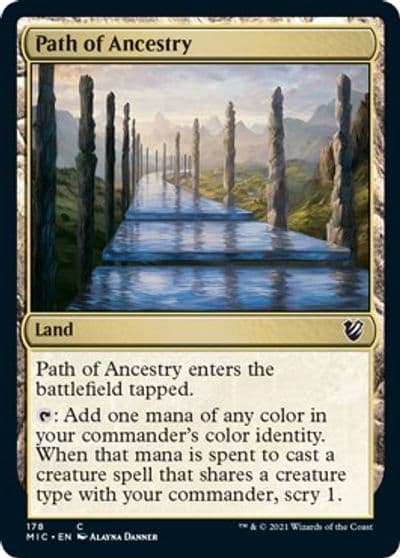 Path of Ancestry Commander: Innistrad: Midnight Hunt Magic card