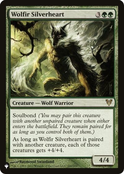 Wolfir Silverheart The List Reprints Magic card