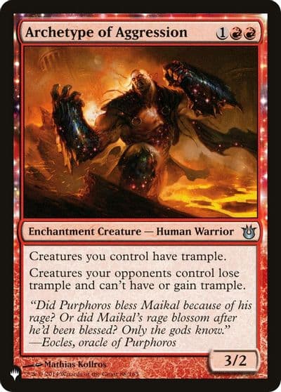 Archetype of Aggression The List Reprints Magic card