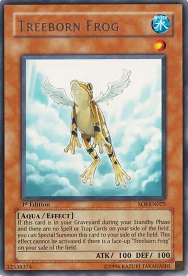 Treeborn Frog Shadow of Infinity Yu-Gi-Oh! card