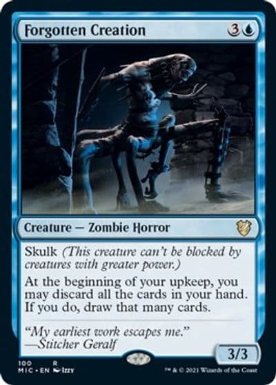 Forgotten Creation Commander: Innistrad: Midnight Hunt Magic card