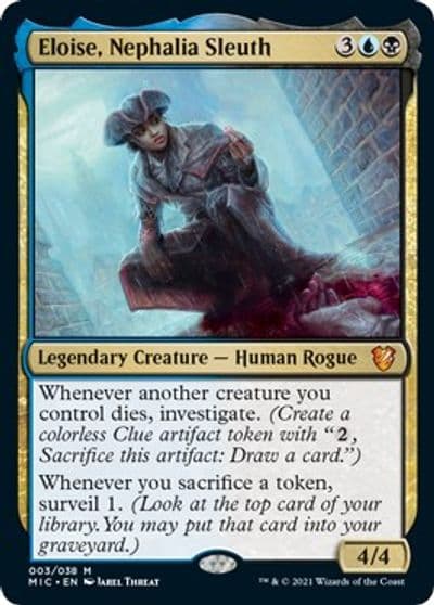Eloise Nephalia Sleuth Commander: Innistrad: Midnight Hunt Magic card