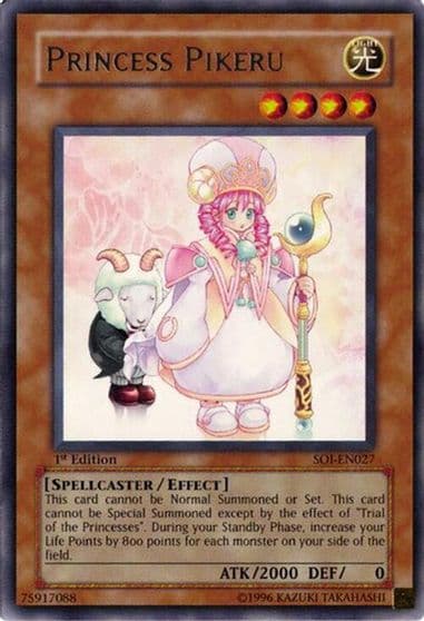 Princess Pikeru Shadow of Infinity Yu-Gi-Oh! card