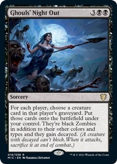 Ghouls Night Out Commander: Innistrad: Midnight Hunt Magic card