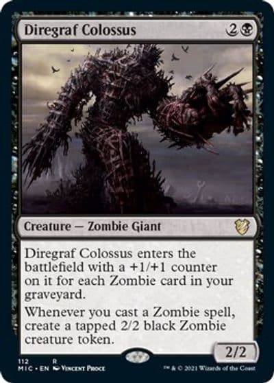 Diregraf Colossus Commander: Innistrad: Midnight Hunt Magic card