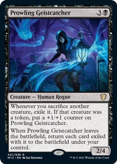 Prowling Geistcatcher Commander: Innistrad: Midnight Hunt Magic card