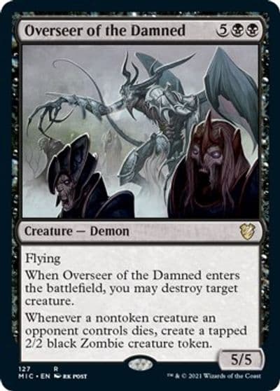 Overseer of the Damned Commander: Innistrad: Midnight Hunt Magic card