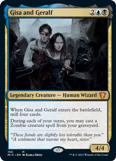 Gisa and Geralf Commander: Innistrad: Midnight Hunt Magic card