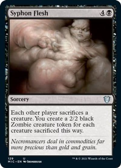 Syphon Flesh Commander: Innistrad: Midnight Hunt Magic card