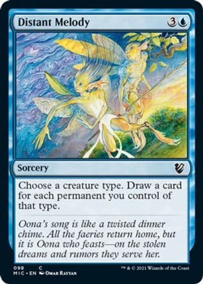Distant Melody Commander: Innistrad: Midnight Hunt Magic card