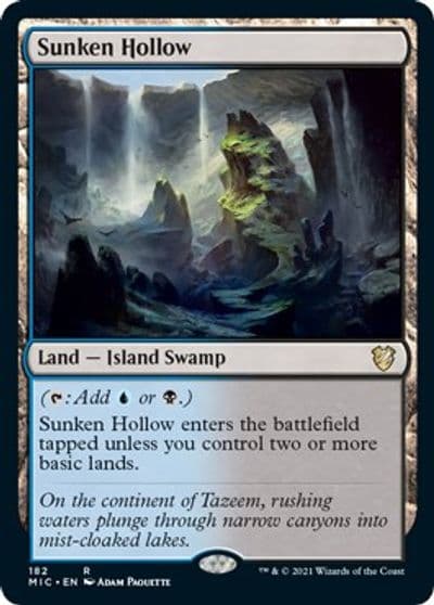 Sunken Hollow Commander: Innistrad: Midnight Hunt Magic card
